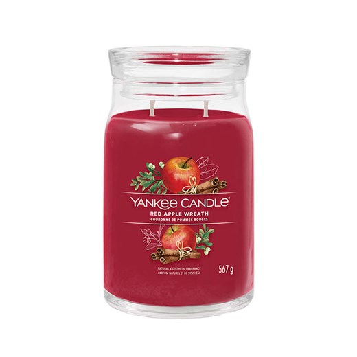 Yankee Candle Świeca zapachowa &quot;Red Apple Wreath&quot; - 567 g ze sklepu Limango Polska w kategorii Świece i dyfuzory - zdjęcie 175366507