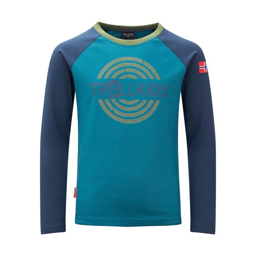 Trollkids Koszulka &quot;Preikestolen&quot; w kolorze niebiesko-granatowym ze sklepu Limango Polska w kategorii T-shirty chłopięce - zdjęcie 175367299