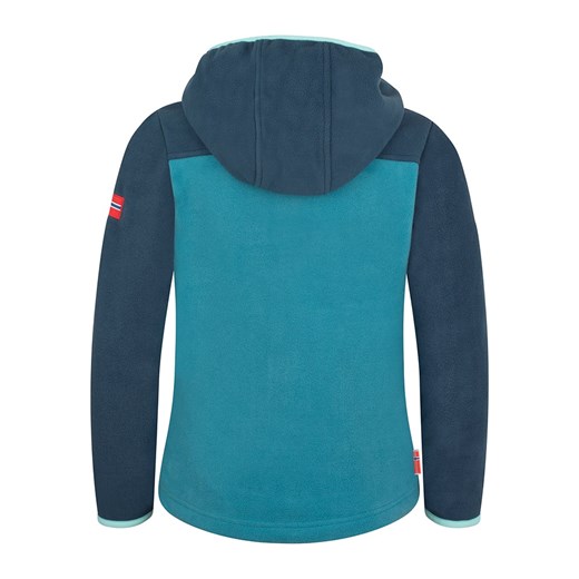 Trollkids Kurtka polarowa &quot;Stavanger&quot; w kolorze turkusowym Trollkids 110 okazyjna cena Limango Polska