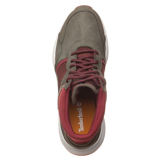 Timberland Skórzane botki "Boroughs" w kolorze oliwkowo-czerwonym Timberland 36 okazyjna cena Limango Polska