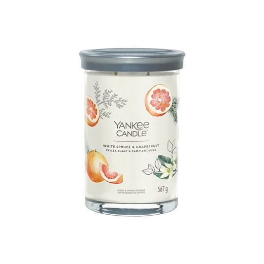 Yankee Candle Świeca zapachowa &quot;White Spruce &amp; Grapefruit&quot; - 567 g ze sklepu Limango Polska w kategorii Świece i dyfuzory - zdjęcie 175368008