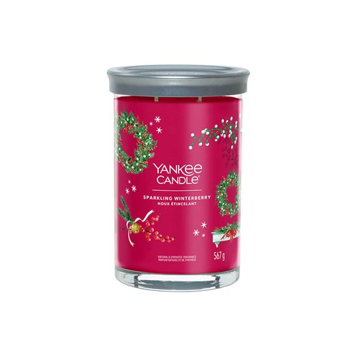 Yankee Candle Świeca zapachowa &quot;Sparkling Winterberry&quot; - 567 g ze sklepu Limango Polska w kategorii Świece i dyfuzory - zdjęcie 175368055