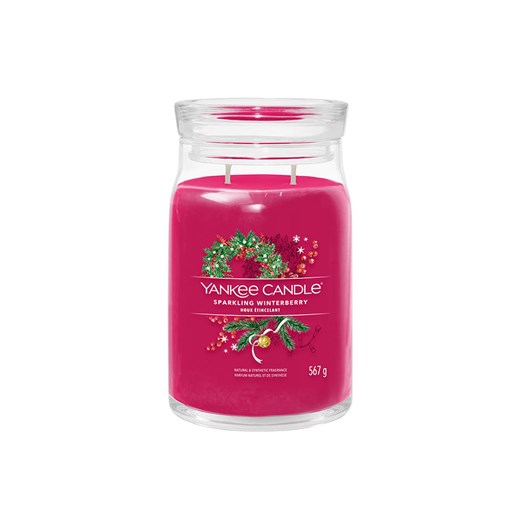 Yankee Candle Świeca zapachowa &quot;Sparkling Winterberry&quot; - 567 g ze sklepu Limango Polska w kategorii Świece i dyfuzory - zdjęcie 175368076