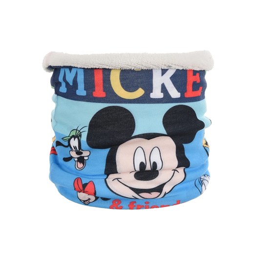 Disney Mickey Mouse Szal-koło &quot;Myszka Miki&quot; w kolorze biało-błękitnym ze wzorem ze sklepu Limango Polska w kategorii Szaliki dziecięce - zdjęcie 175368528