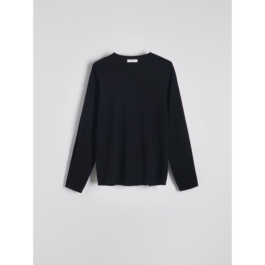 Reserved - Bawełniany sweter - czarny Reserved L Reserved