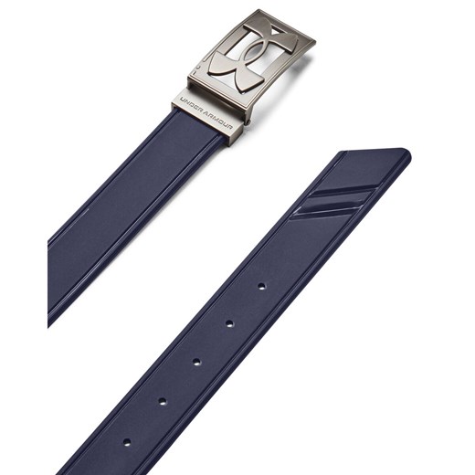 Męski pasek Under Armour M Driver Silicone Belt - granatowy ze sklepu Sportstylestory.com w kategorii Paski męskie - zdjęcie 175370817