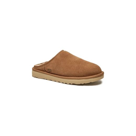 UGG Skórzane mule CLASSIC | z dodatkiem wełny ze sklepu Gomez Fashion Store w kategorii Kapcie męskie - zdjęcie 175372818