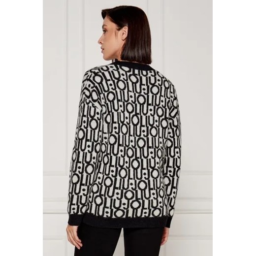 Liu Jo Wełniany kardigan | Loose fit Liu Jo M Gomez Fashion Store