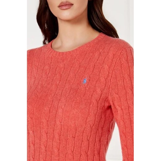 Sweter damski różowy Polo Ralph Lauren