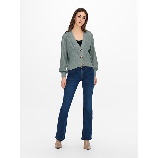 JDY Kardigan &quot;Justy&quot; w kolorze zielonym ze sklepu Limango Polska w kategorii Swetry damskie - zdjęcie 175375915