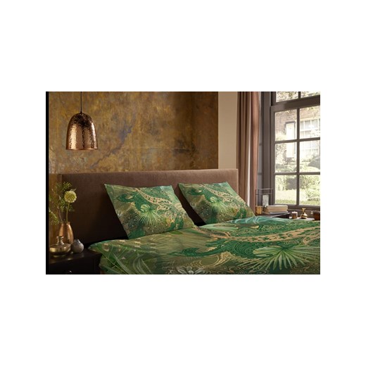 Pure Komplet pościeli "Louise" w kolorze zielonym z mikrofibry Pure 140x200/220 cm Limango Polska okazja