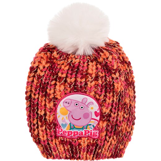 Peppa Pig Czapka &quot;Świnka Peppa&quot; w kolorze czerwonym ze sklepu Limango Polska w kategorii Czapki dziecięce - zdjęcie 175376615