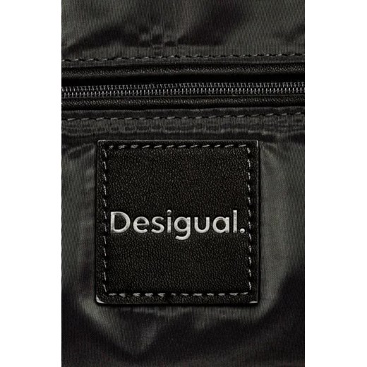 Shopper bag Desigual na ramię matowa ze skóry ekologicznej