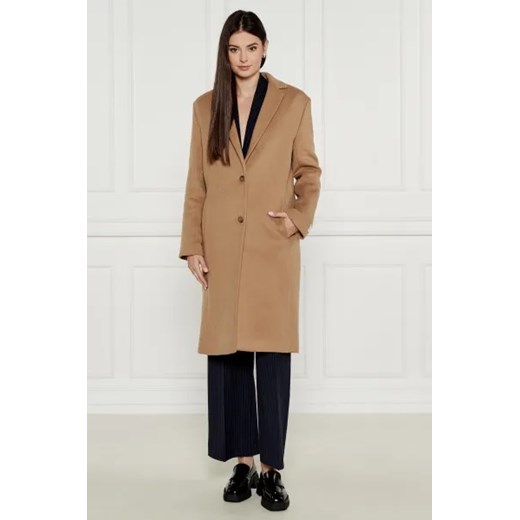 Calvin Klein Płaszcz | z dodatkiem wełny ze sklepu Gomez Fashion Store w kategorii Płaszcze damskie - zdjęcie 175380975