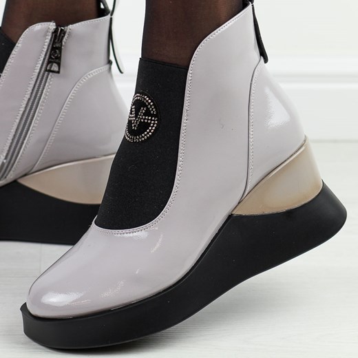 Botki Vinceza ze skóry 