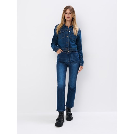 Mohito - Jeansy bootcut - granatowy ze sklepu Mohito w kategorii Jeansy damskie - zdjęcie 175383377