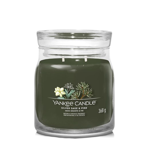 Yankee Candle Świeca zapachowa &quot;Silver Sage &amp; Pine&quot; - 368 g ze sklepu Limango Polska w kategorii Kremy do twarzy - zdjęcie 175388577