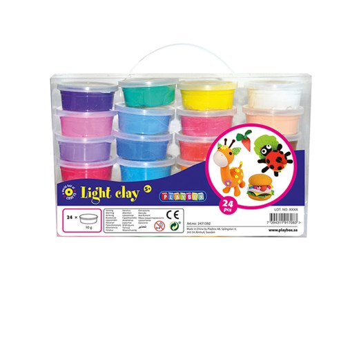 Playbox Plasteliny (24 szt.) - 24 x 10 g - 5+ ze sklepu Limango Polska w kategorii Zabawki - zdjęcie 175388839