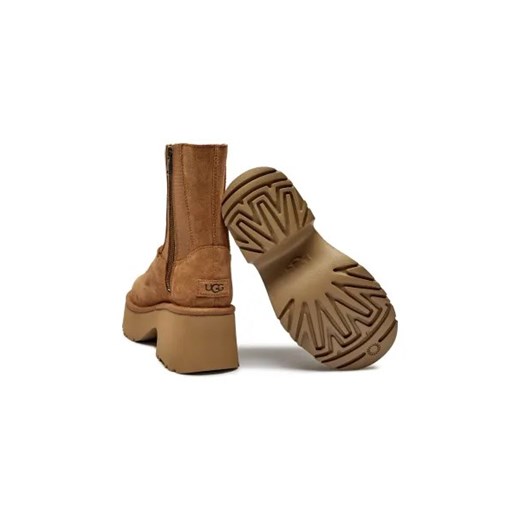 UGG Skórzane śniegowce Classic New Heights | z dodatkiem wełny 41 Gomez Fashion Store