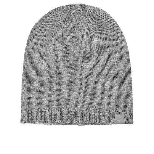 Czapka 4F WAW24ACAPM45827M - szara ze sklepu streetstyle24.pl w kategorii Czapki zimowe męskie - zdjęcie 175396506