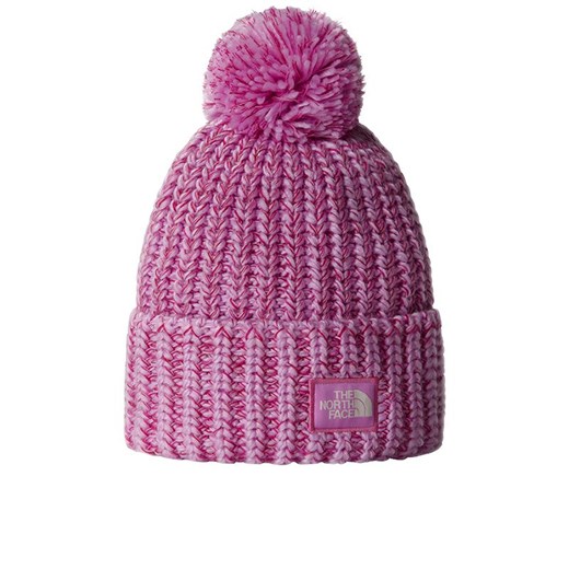 Czapka The North Face Cosy Chunky Cabin 0A887W83O1 - różowa ze sklepu streetstyle24.pl w kategorii Czapki zimowe damskie - zdjęcie 175396509