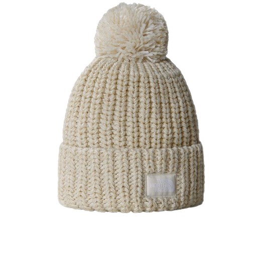 Czapka damska The North Face Cosy Chunky Cabin 0A887W86I1 - biała ze sklepu streetstyle24.pl w kategorii Czapki zimowe damskie - zdjęcie 175396517