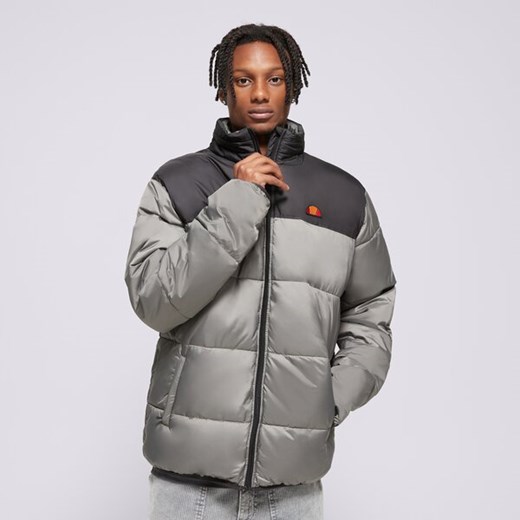 ELLESSE KURTKA PUCHOWA CALOROSO PADDED GREY PADDED JACKET ze sklepu Sizeer w kategorii Kurtki męskie - zdjęcie 175397405