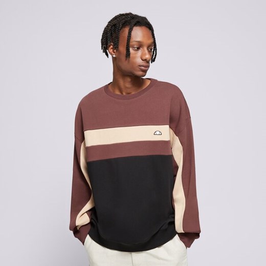 ELLESSE BLUZA ANDORA SWEATSHIRT BRWN/BLK ze sklepu Sizeer w kategorii Bluzy męskie - zdjęcie 175397418