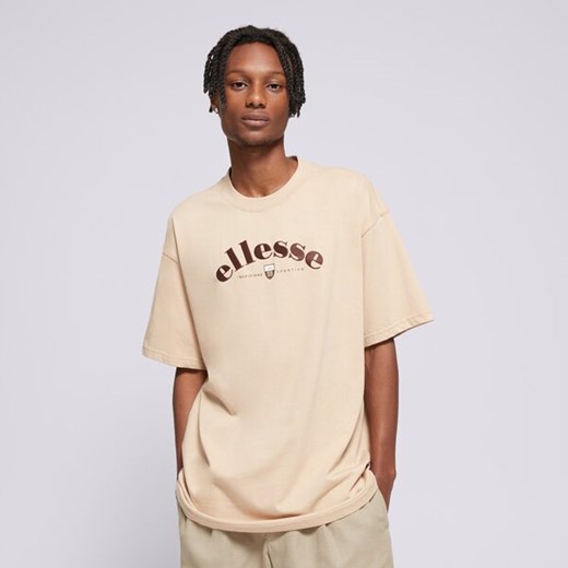 ELLESSE T-SHIRT FRANKS TEE BEIGE ze sklepu Sizeer w kategorii T-shirty męskie - zdjęcie 175397419