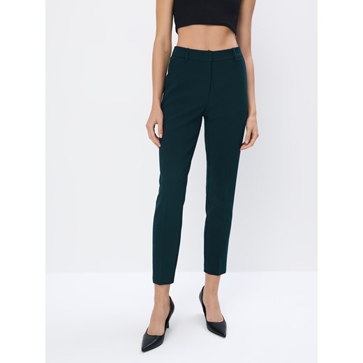 Spodnie damskie zielone Mohito 