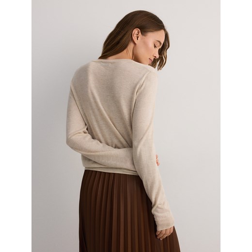 Sweter damski Reserved z okrągłym dekoltem