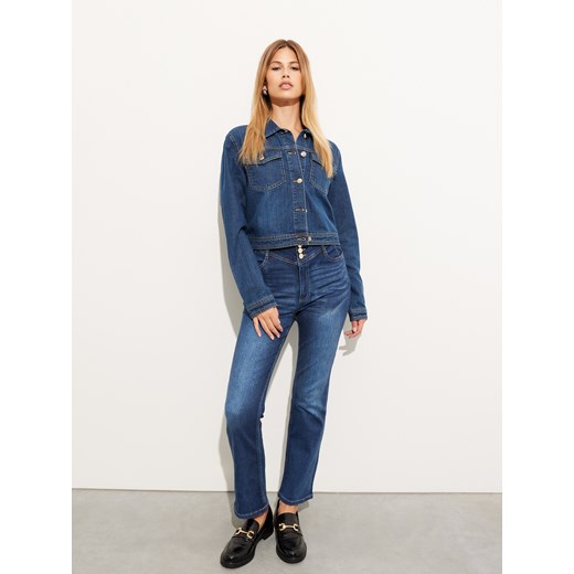Mohito - Jeansy bootcut - granatowy ze sklepu Mohito w kategorii Jeansy damskie - zdjęcie 175399818