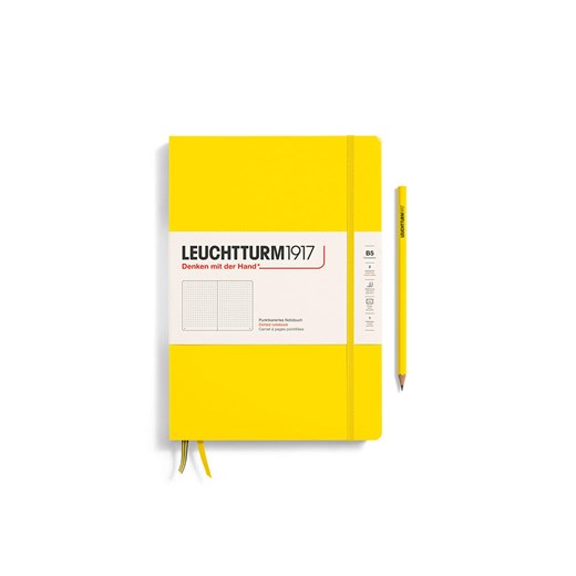 LEUCHTTURM1917 Notatnik w kolorze żółtym w kropki - B5 ze sklepu Limango Polska w kategorii Akcesoria biurowe - zdjęcie 175403717