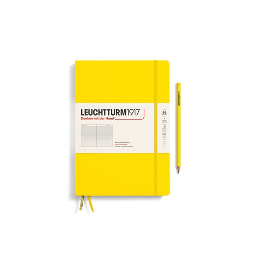 LEUCHTTURM1917 Notatnik w kolorze żółtym w linie - B5 ze sklepu Limango Polska w kategorii Akcesoria biurowe - zdjęcie 175403798