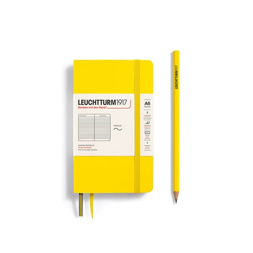 LEUCHTTURM1917 Notatnik w kolorze żółtym w linie - A6 ze sklepu Limango Polska w kategorii Akcesoria biurowe - zdjęcie 175403806
