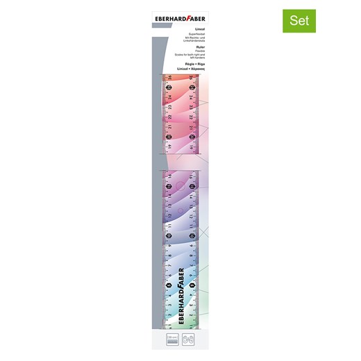 Faber-Castell Linijki (5 szt.) &quot;Rainbow&quot; - dł. 30 cm ze sklepu Limango Polska w kategorii Akcesoria biurowe - zdjęcie 175404436