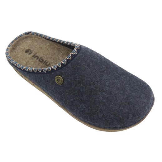 Kapcie damskie - INBLU ED-18, szaro-niebieskie Inblu 36 ulubioneobuwie