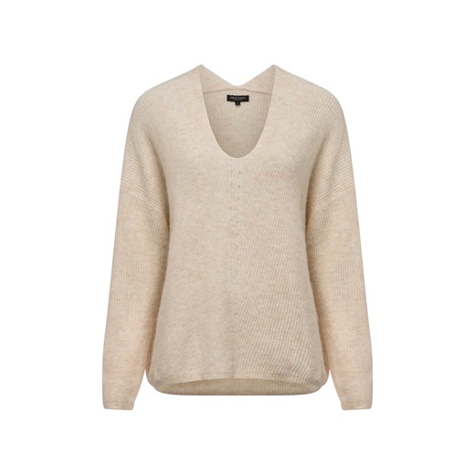 Marie Lund Sweter damski Kobiety piaskowy jednolity - id: 723749-0001-09920 - marki Marie Lund - 175407045 Marie Lund Sweter damski Kobiety piaskowy jednolity ze sklepu vangraaf w kategorii Swetry damskie - zdjęcie 175407045