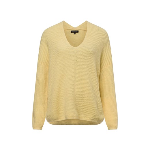 Marie Lund Sweter damski Kobiety żółty jednolity ze sklepu vangraaf w kategorii Swetry damskie - zdjęcie 175407046