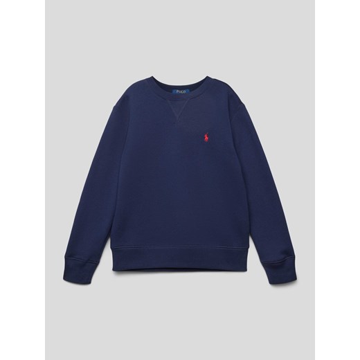 Bluza z wyhaftowanym logo i efektem melanżu ze sklepu Peek&Cloppenburg  w kategorii Bluzy chłopięce - zdjęcie 175414577