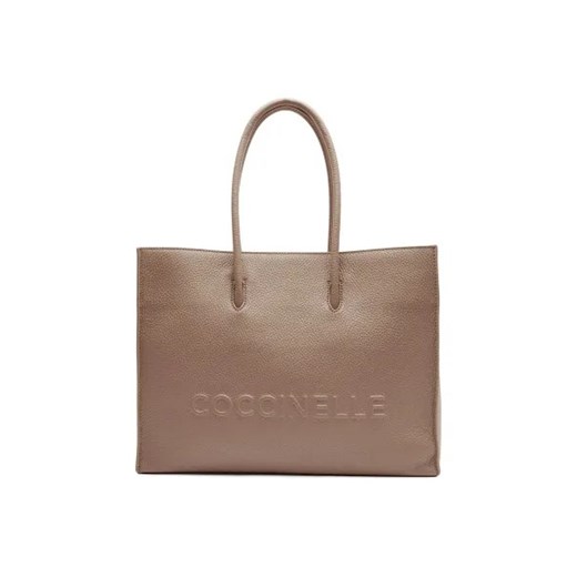 Shopper bag Coccinelle duża do ręki matowa 