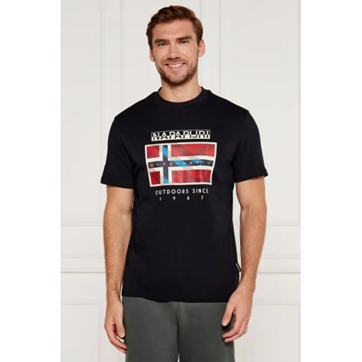 Napapijri T-shirt | Regular Fit ze sklepu Gomez Fashion Store w kategorii T-shirty męskie - zdjęcie 175416696