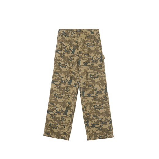 Cropp - Spodnie moro z wieloma kieszeniami - zielony ze sklepu Cropp w kategorii Spodnie damskie - zdjęcie 175417286