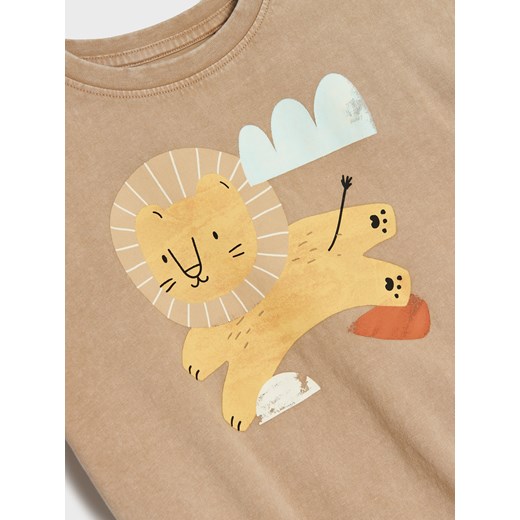 Sinsay - Body - beżowy Sinsay 98 Sinsay