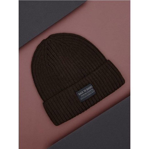 Sinsay - Czapka beanie - brązowy ze sklepu Sinsay w kategorii Czapki zimowe męskie - zdjęcie 175418205