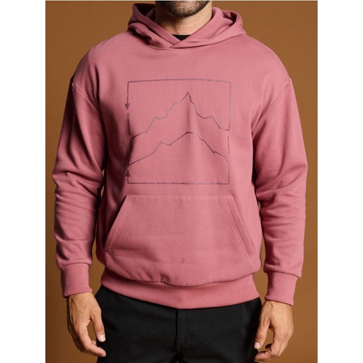 Sinsay - Bluza z kapturem - fioletowy ze sklepu Sinsay w kategorii Bluzy męskie - zdjęcie 175418225
