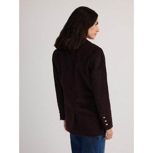 Reserved - Sztruksowa marynarka - mahoniowy Reserved S Reserved