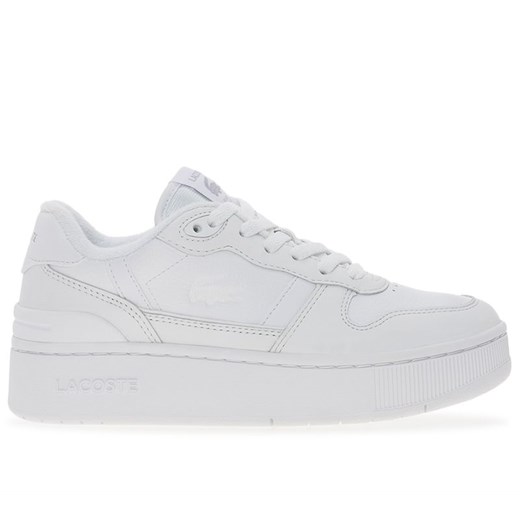 Buty Lacoste T-Clip Plat 224 1 SFA 748SFA0046-21G - białe ze sklepu streetstyle24.pl w kategorii Buty sportowe damskie - zdjęcie 175419006