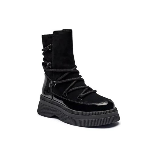 Marc Cain Skórzane trapery ze sklepu Gomez Fashion Store w kategorii Botki - zdjęcie 175421185