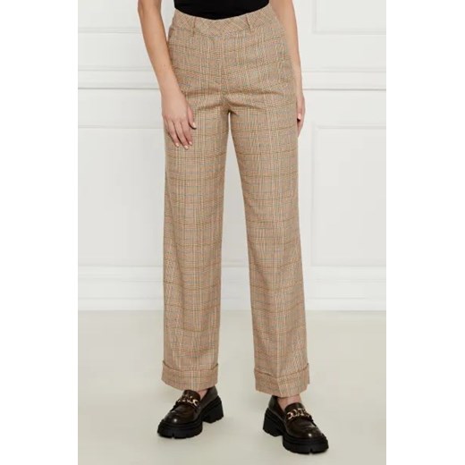 Marc Cain Spodnie WUKARI | flare fit | z dodatkiem wełny ze sklepu Gomez Fashion Store w kategorii Spodnie damskie - zdjęcie 175421355